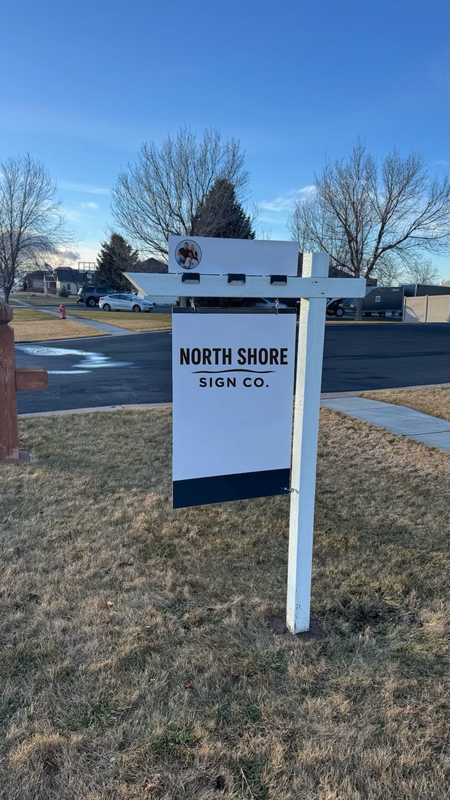 North Shore Sign Co on the job